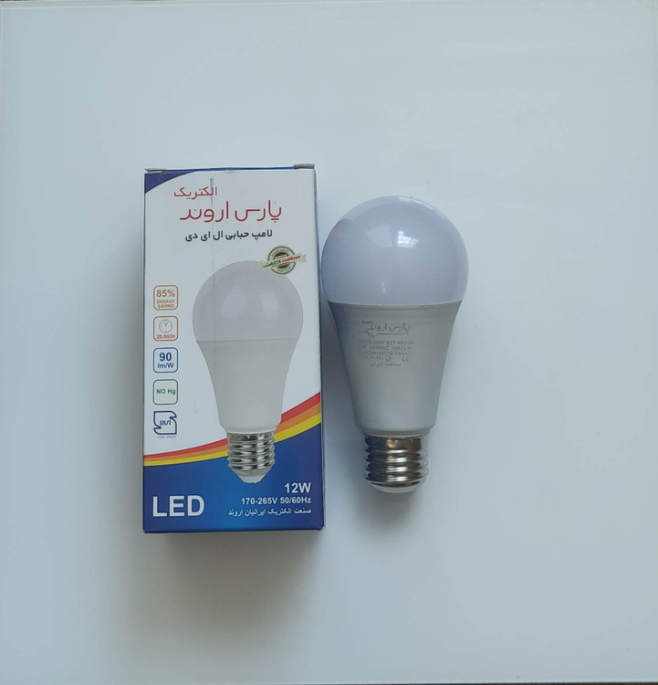 لامپ حبابی پارس اروند